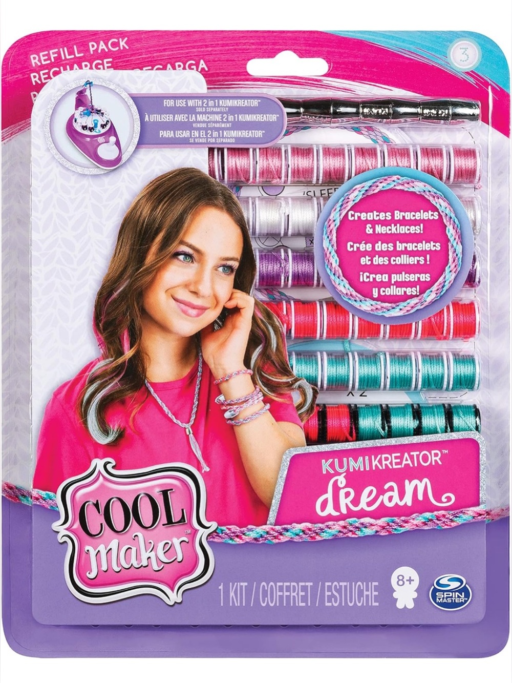 Cool Maker Kumi Kreator Jewels Fashion Refill Pack Craft Kit Girls Age 8+ NWT